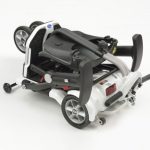 mobility scooter folded for transporting
